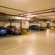 Indoor lot parking on  